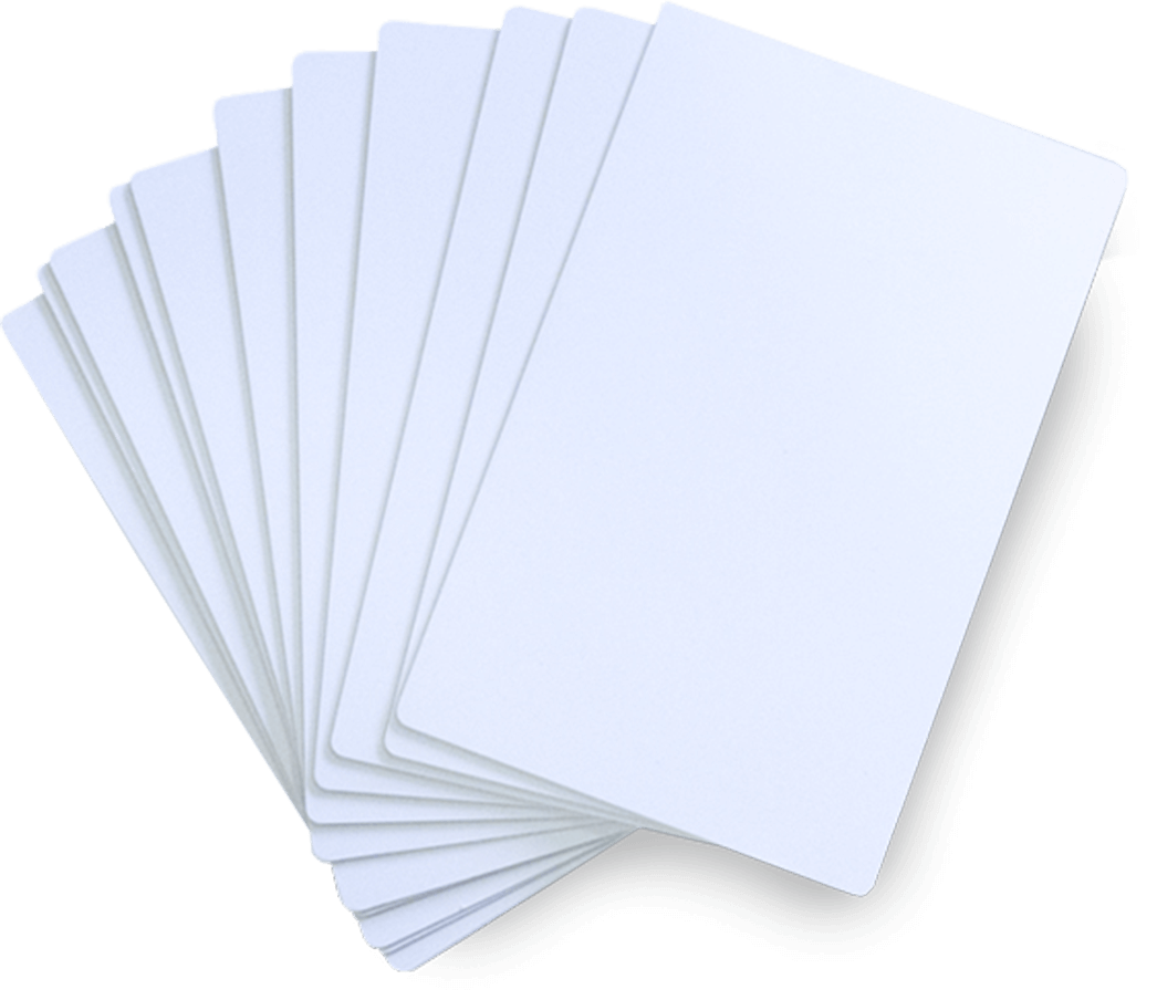 paper and pvc cards